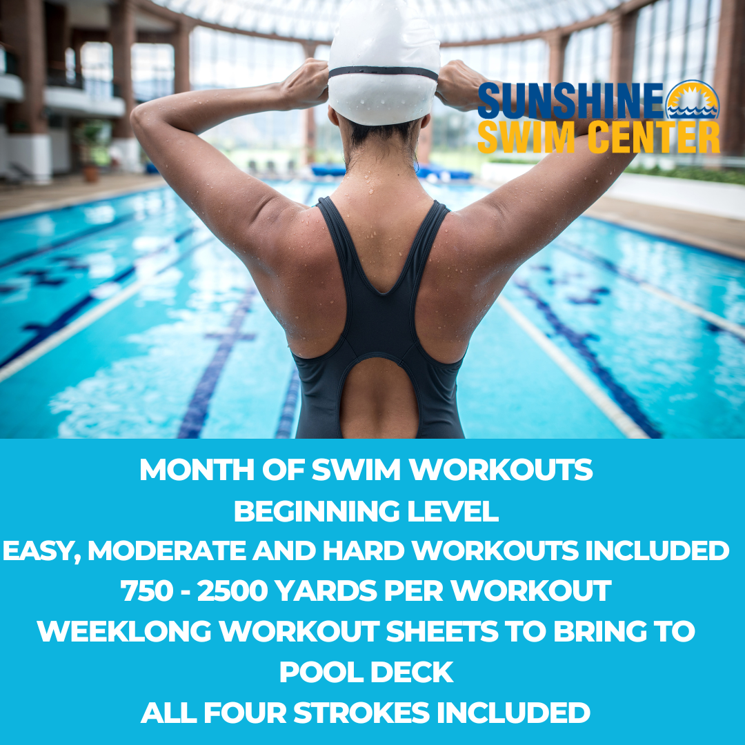 Adult Swim Workouts- For Beginning Swimmers