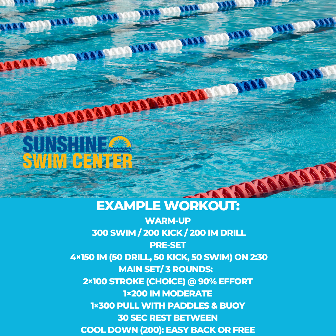 Adult Swim Workouts- Long Distance Swim Sets