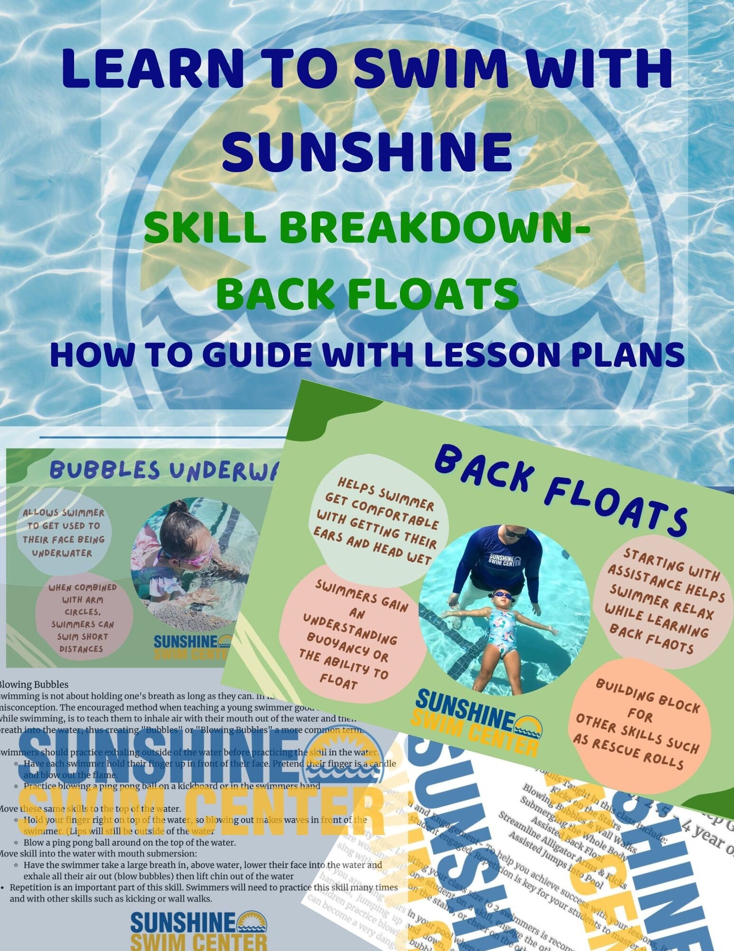 Learn to Swim Skill Breakdown - Back Floats