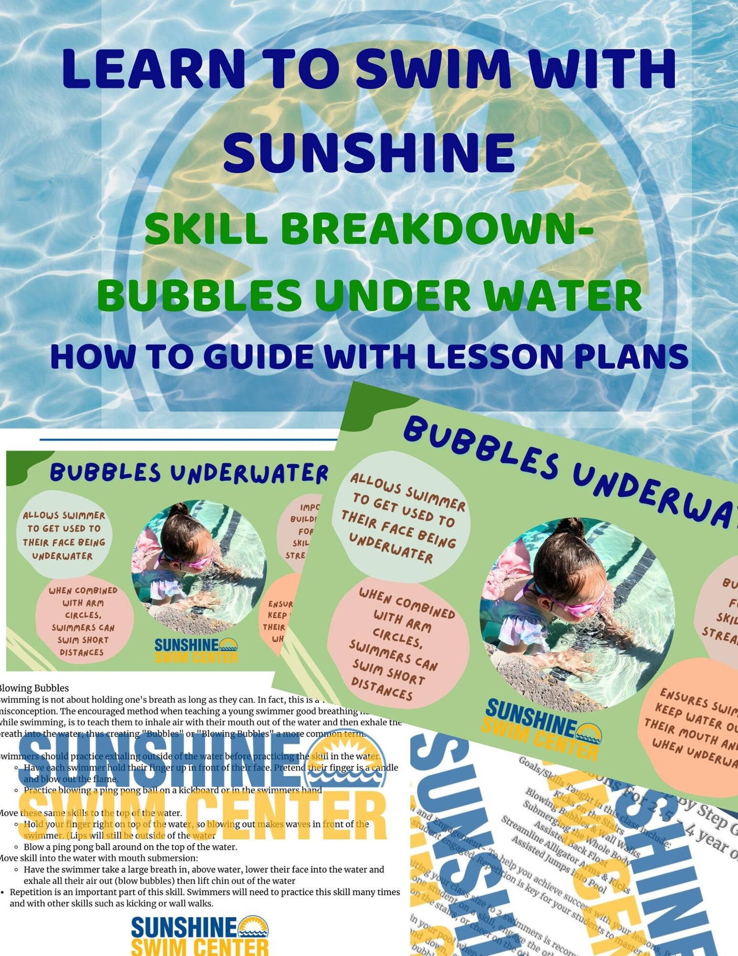 Learn to Swim Skill Breakdown- Bubbles Underwater