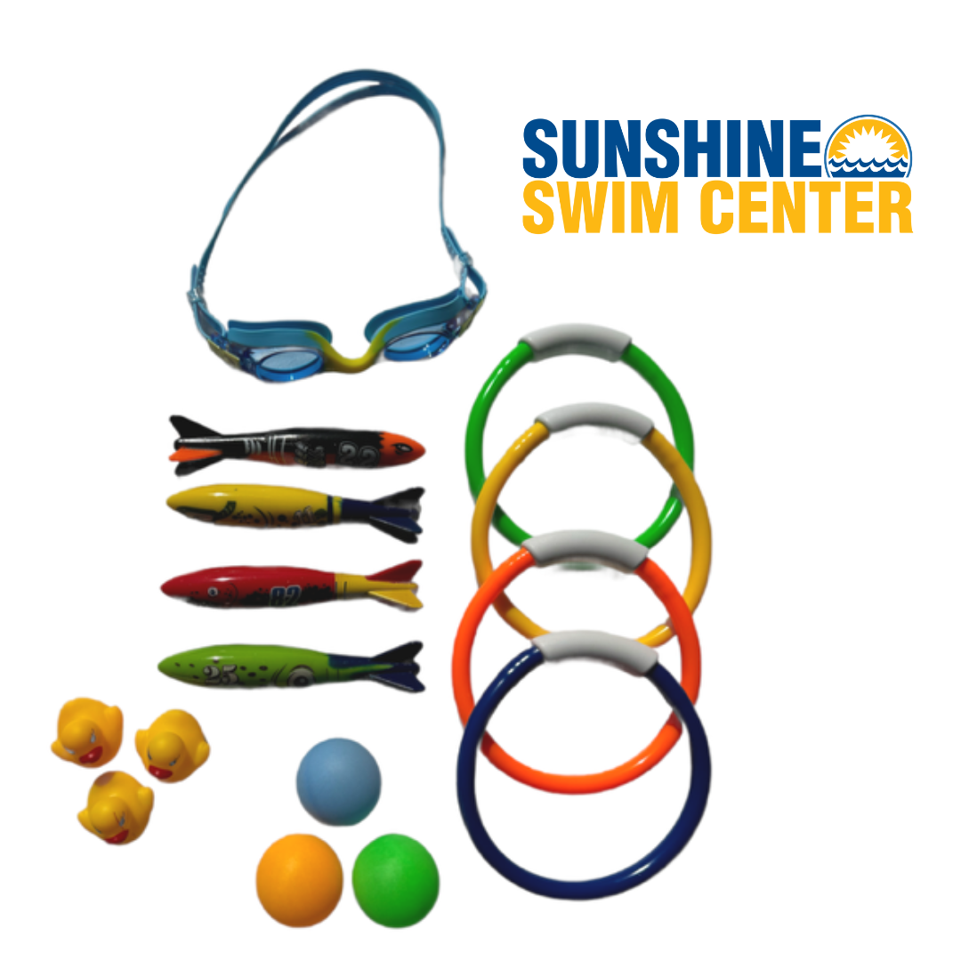 Swim Lesson Teaching Toys Bundle – Engaging Pool Training Tools for Kids