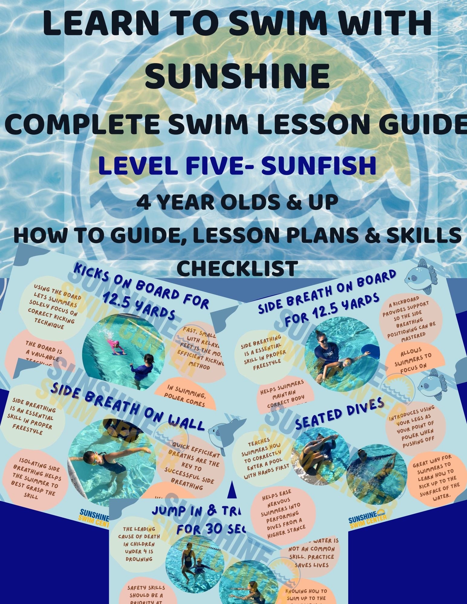 This detailed guide provides step-by-step instructions to teach essential swim techniques, ensuring young swimmers build strength, technique, and confidence in the water.