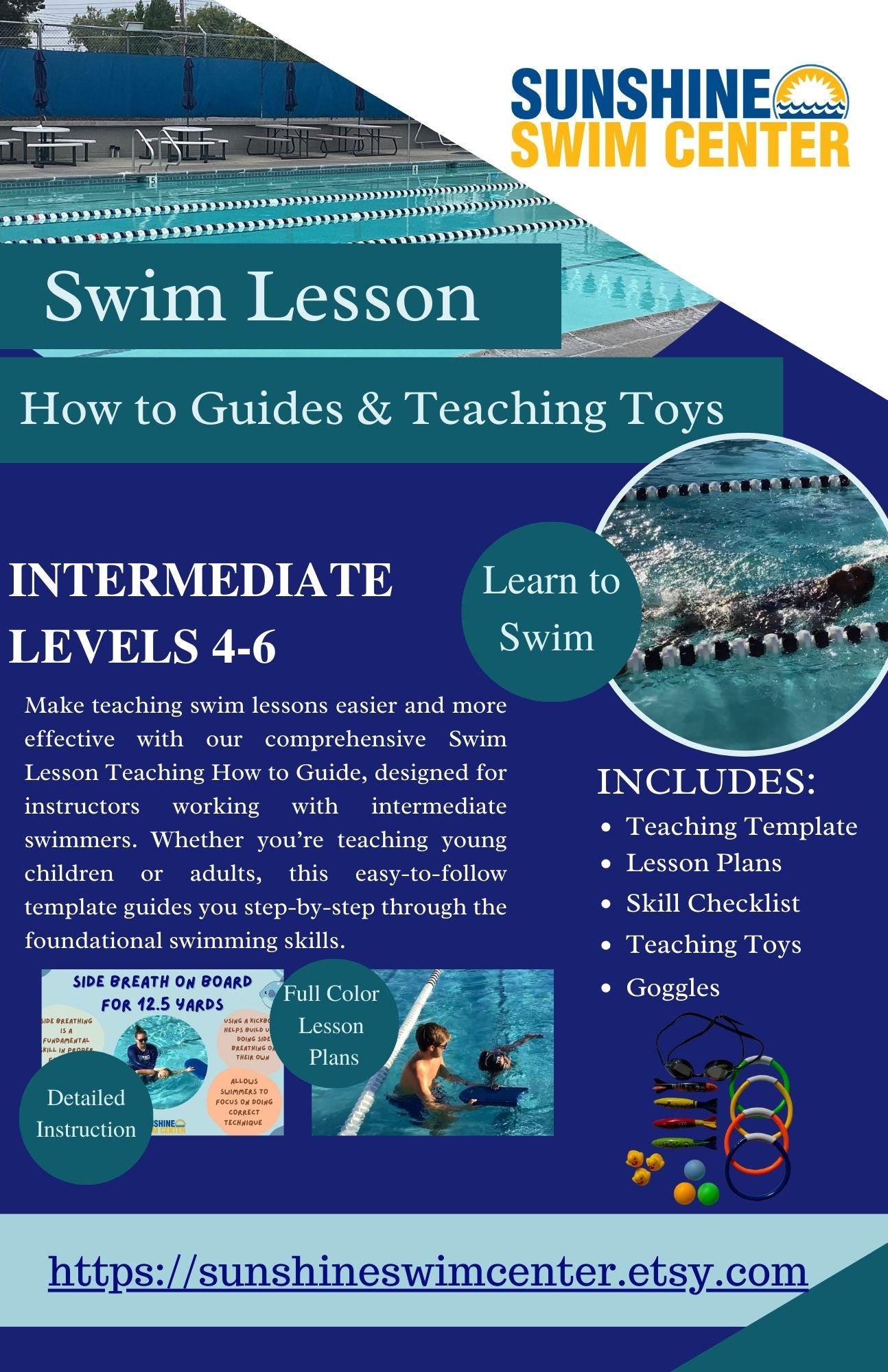 This all-in-one kit equips swim instructors with the expert guidance and fun tools needed to teach advanced swim skills with ease and enthusiasm. Perfect for swim schools, instructors, or parents, this bundle combines step-by-step instruction