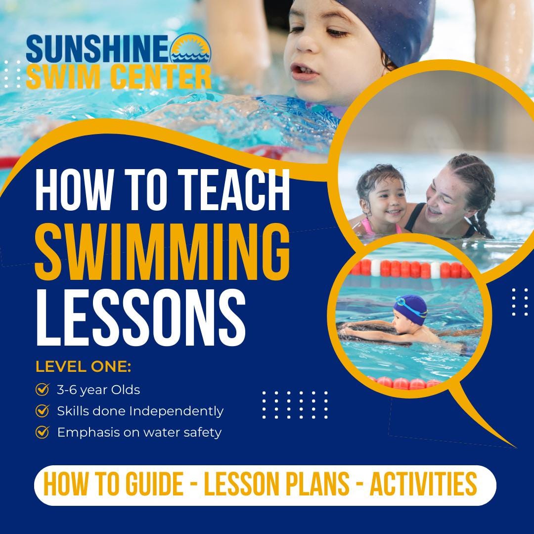 Help your little swimmer take the plunge with our “Learn to Swim with Sunshine” How-to Guide for Level Two: Frogs Class. Tailored for young swimmers ages 3-6, this guide provides step-by-step instructions for teaching foundational swimming skills